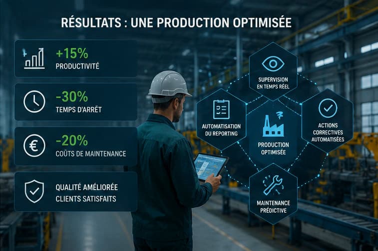 Ligne de production industrielle modernisée